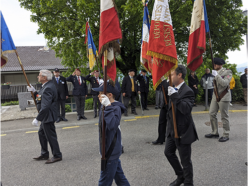 Cérémonie du 8 mai à Saint-Gingolph.