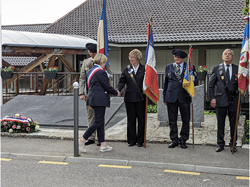 Cérémonie du 8 mai à Saint-Gingolph.