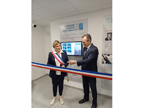Cérémonie du 8 mai à Saint-Gingolph. A cette occasion, inauguration de l’espace mémoriel de la tragédie du 22 et 23 juillet 1944.