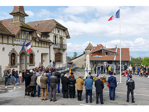 Cérémonie du 8 mai à Margencel