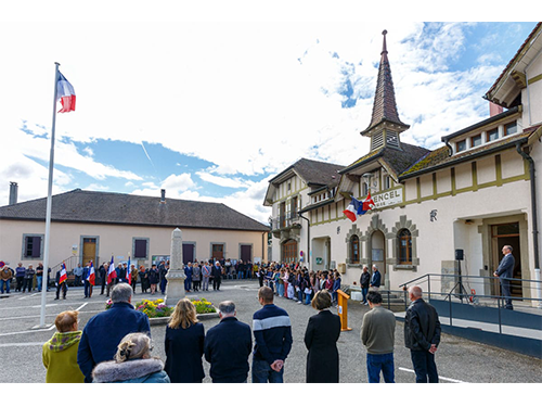 Cérémonie du 8 mai à Margencel
